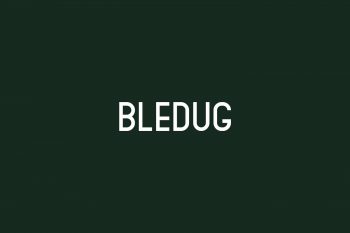 Bledug Free Font