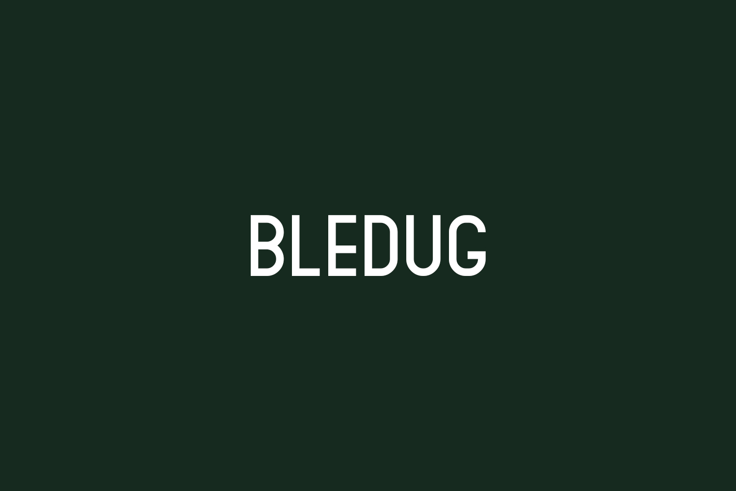 Bledug Free Font