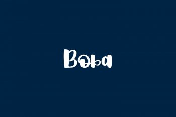 Boba Free Font
