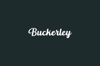 Buckerley Free Font