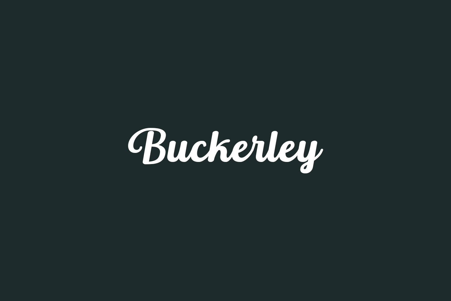 Buckerley Free Font