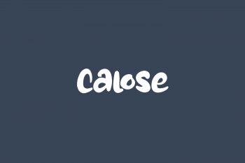 Calose Free Font