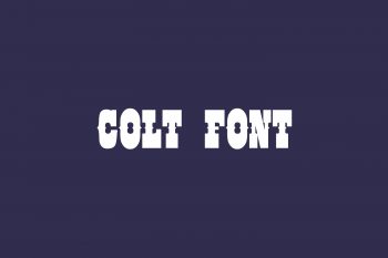 Colt Font Free Font