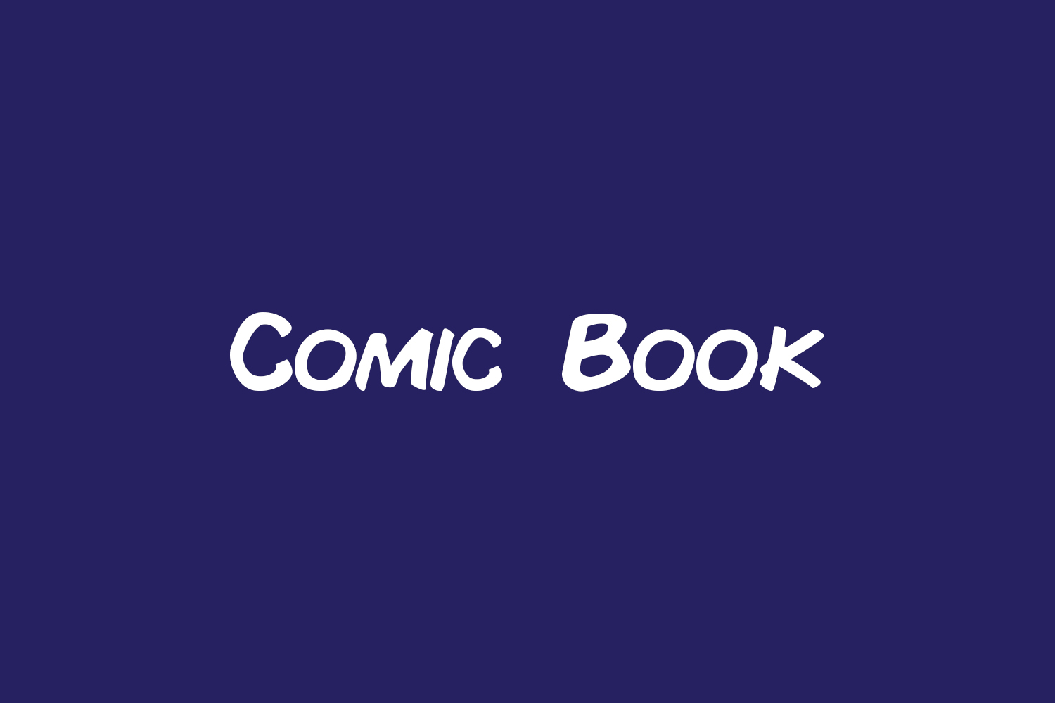 Comic Book Free Font