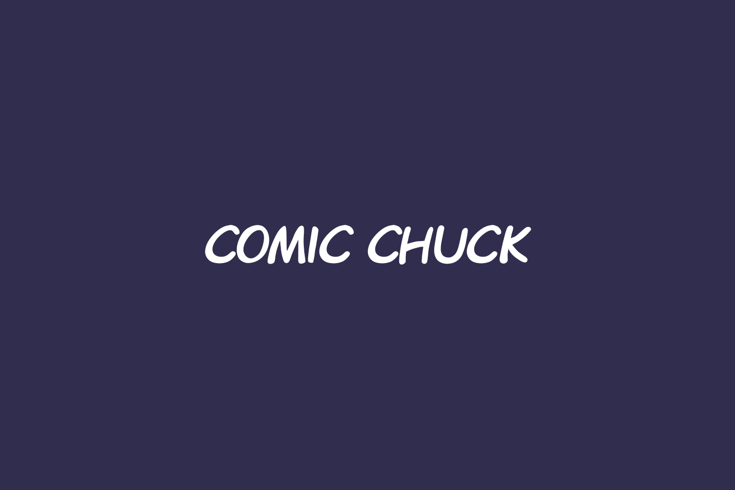 Comic Chuck Free Font