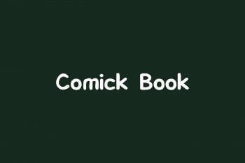 Comick Book Free Font