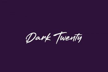 Dark Twenty Free Font