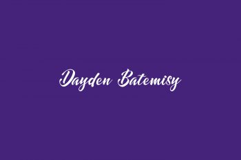 Dayden Batemisy Free Font