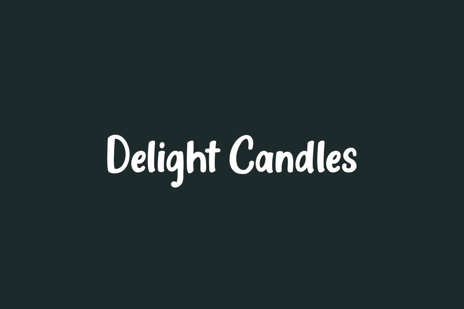 Delight Candles Free Font