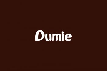 Dumie Free Font