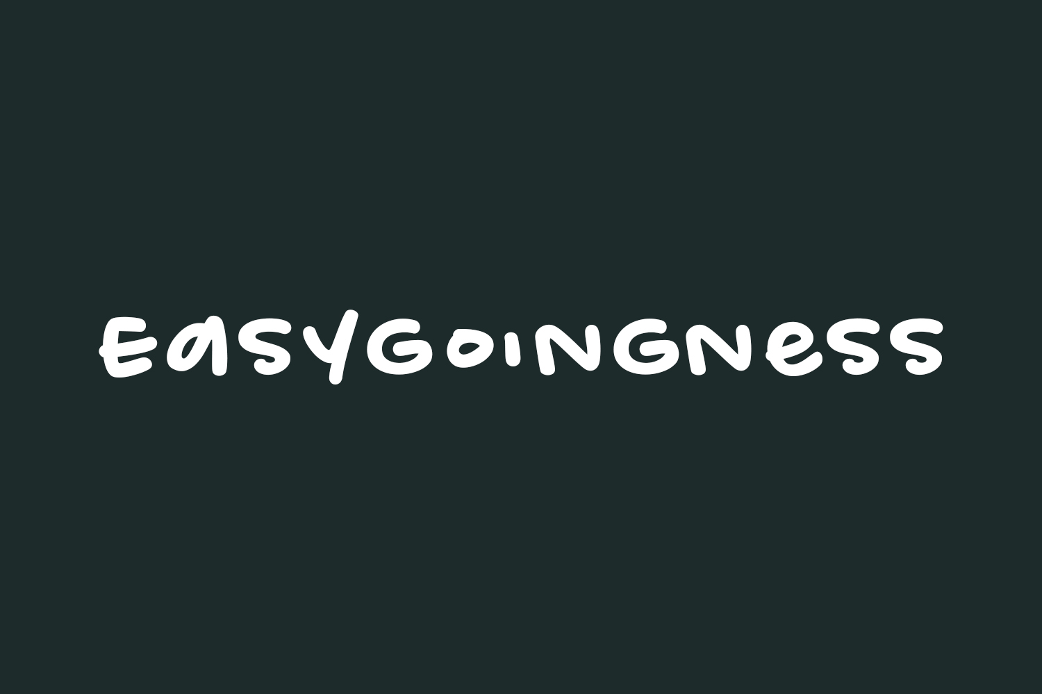 Easygoingness Free Font