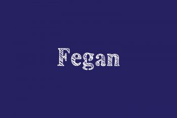 Fegan Free Font