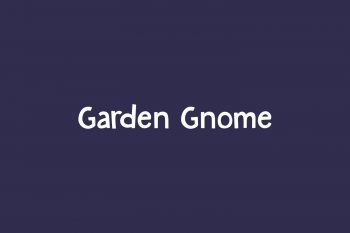 Garden Gnome Free Font