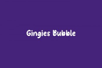 Gingies Bubble Free Font