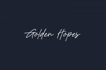 Golden Hopes Free Font