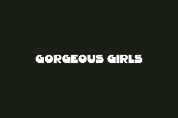 Gorgeous Girls Free Font