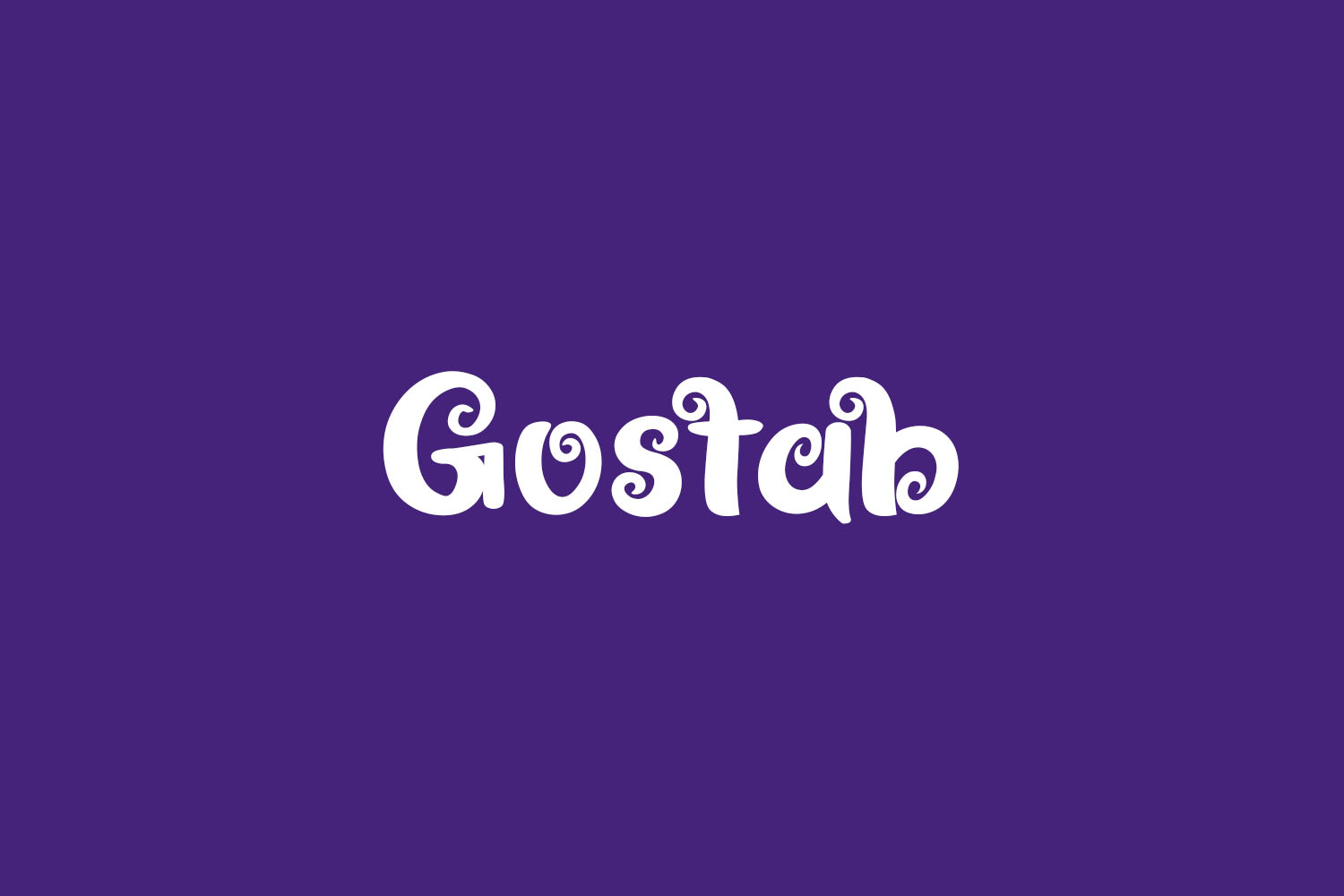 Gostab Free Font