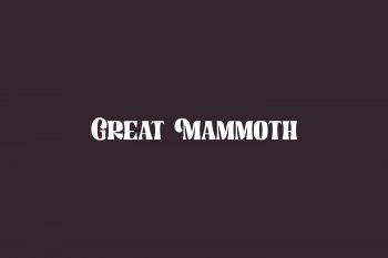 Great Mammoth Free Font