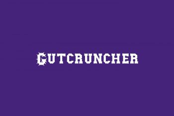 Gutcruncher Free Font