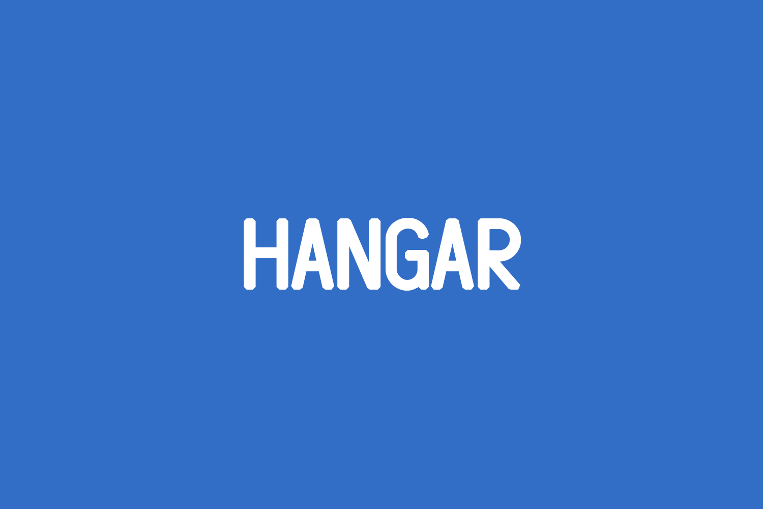 Hangar Free Font