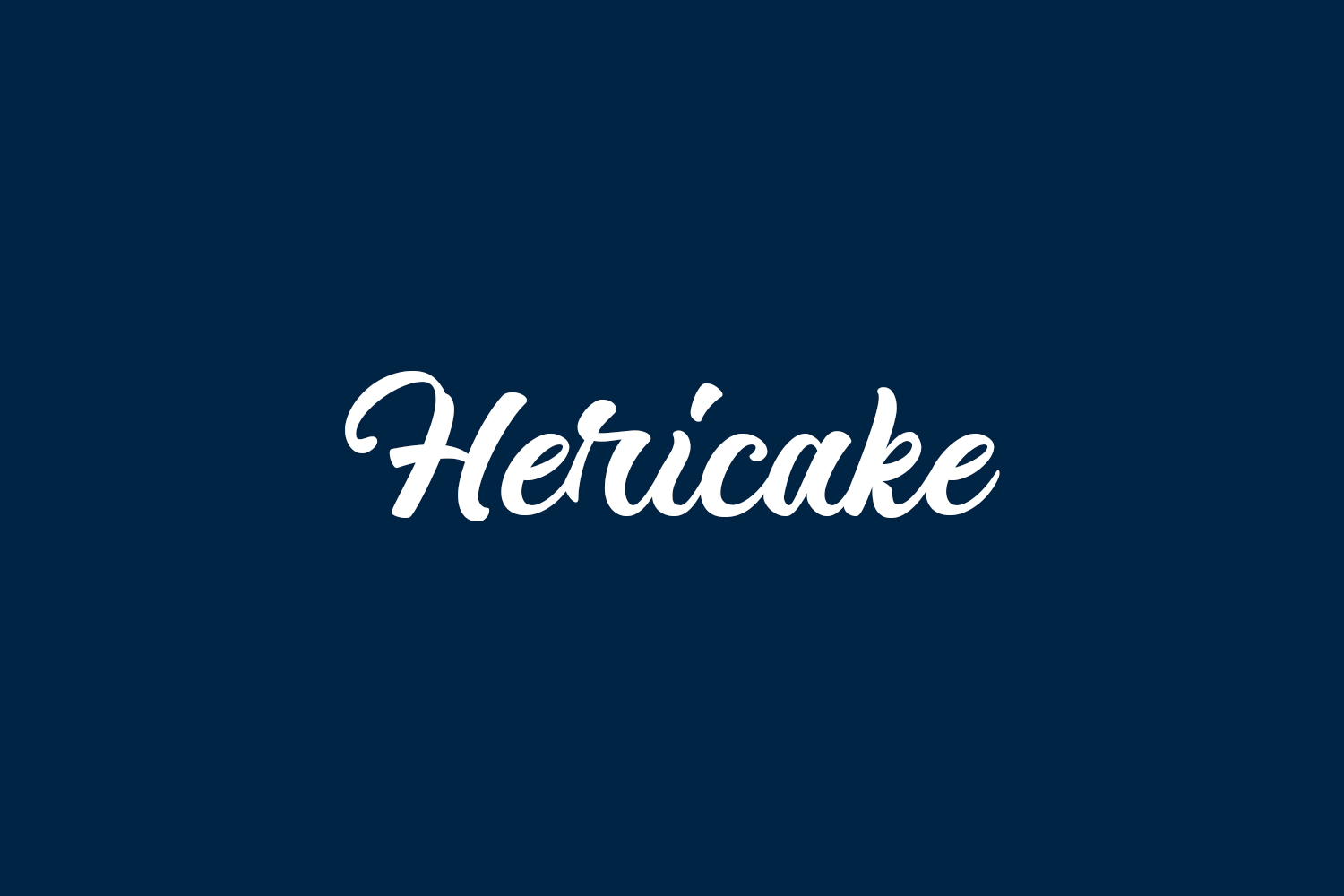 Hericake Free Font