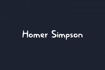 Homer Simpson Free Font