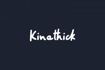 Kinethick Free Font