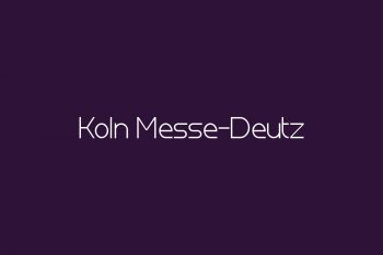 Koln Messe-Deutz Free Font