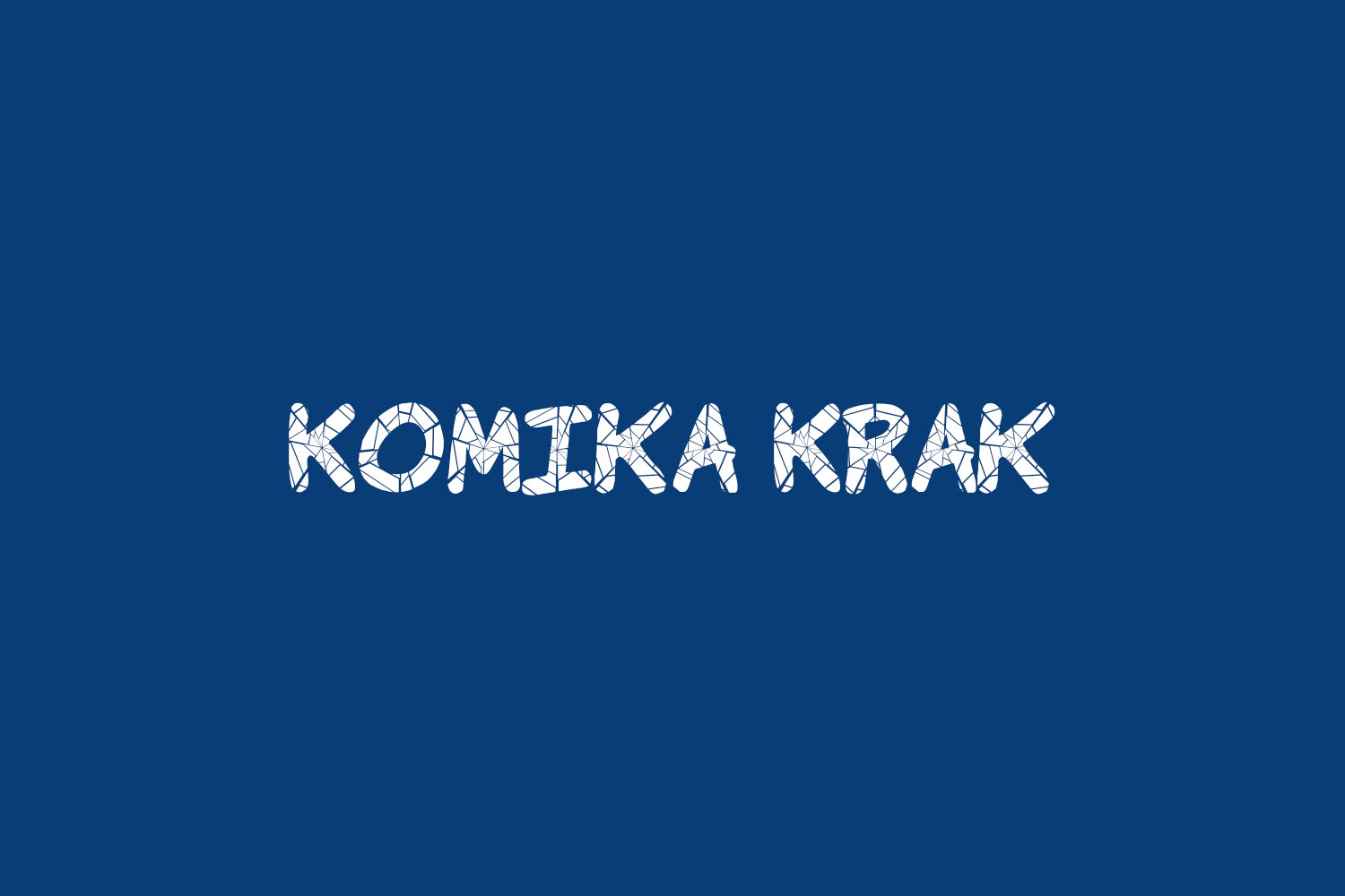 Komika Krak Free Font