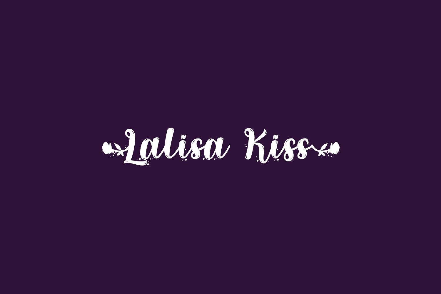 Lalisa Kiss Free Font