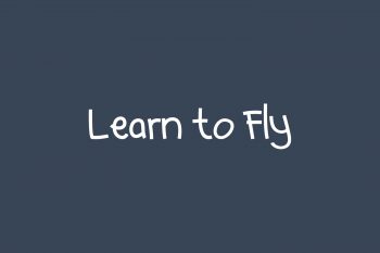 Learn to Fly Free Font