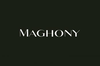 Maghony Free Font