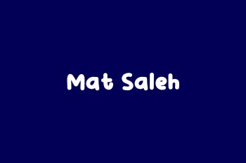 Mat Saleh Free Font