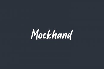 Mockhand Free Font