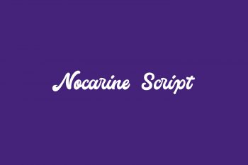 Nocarine Script Free Font