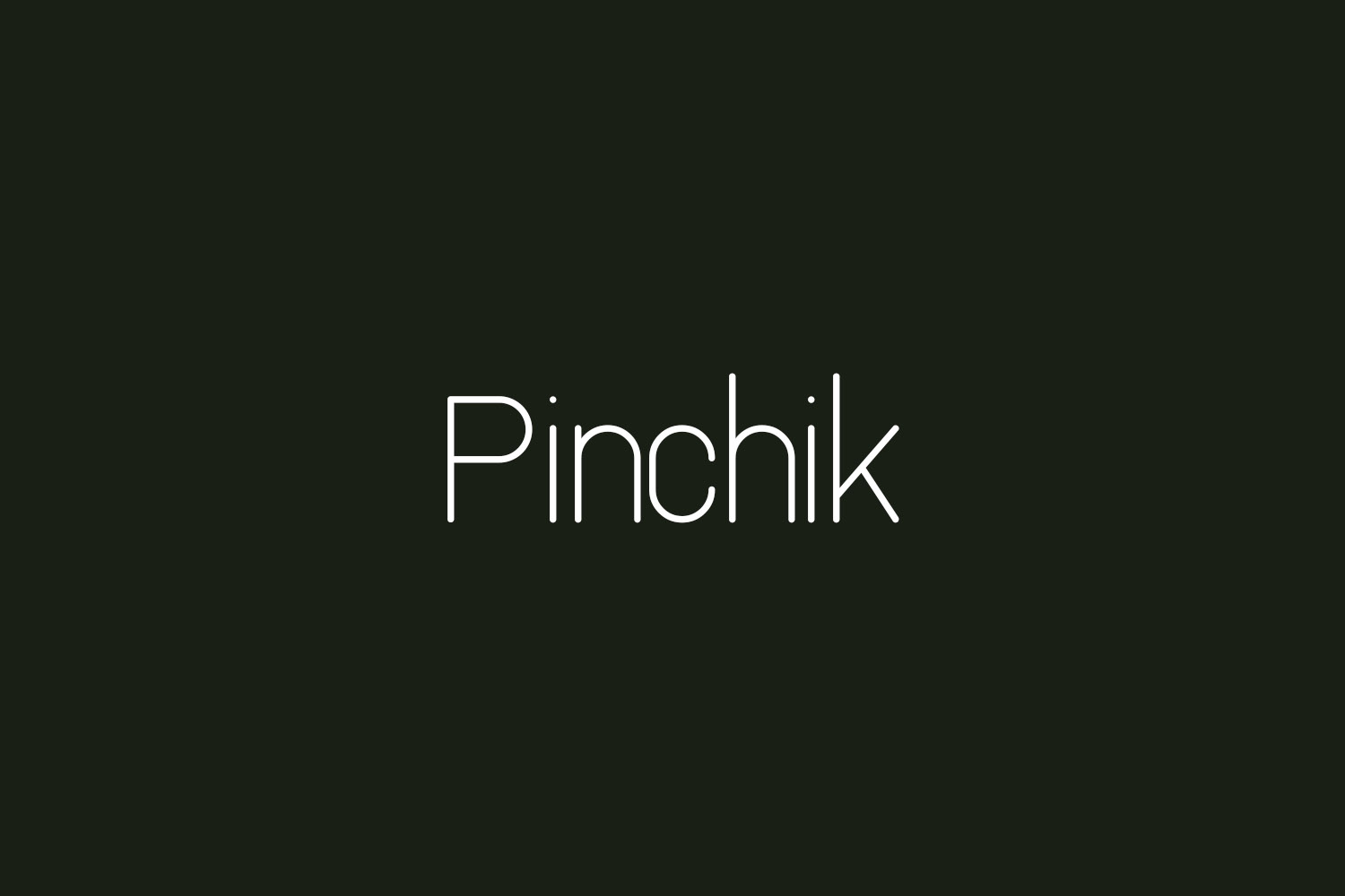 Pinchik Free Font