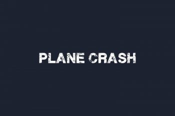 Plane Crash Free Font