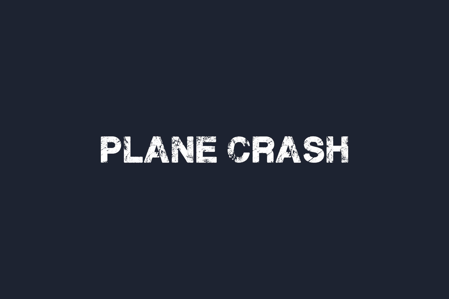 Plane Crash Free Font