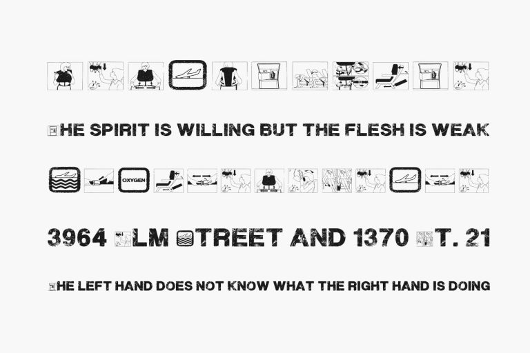 Plane Crash | Fonts Shmonts