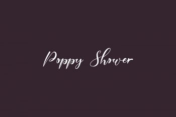 Poppy Shower Free Font