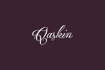 Qaskin Free Font