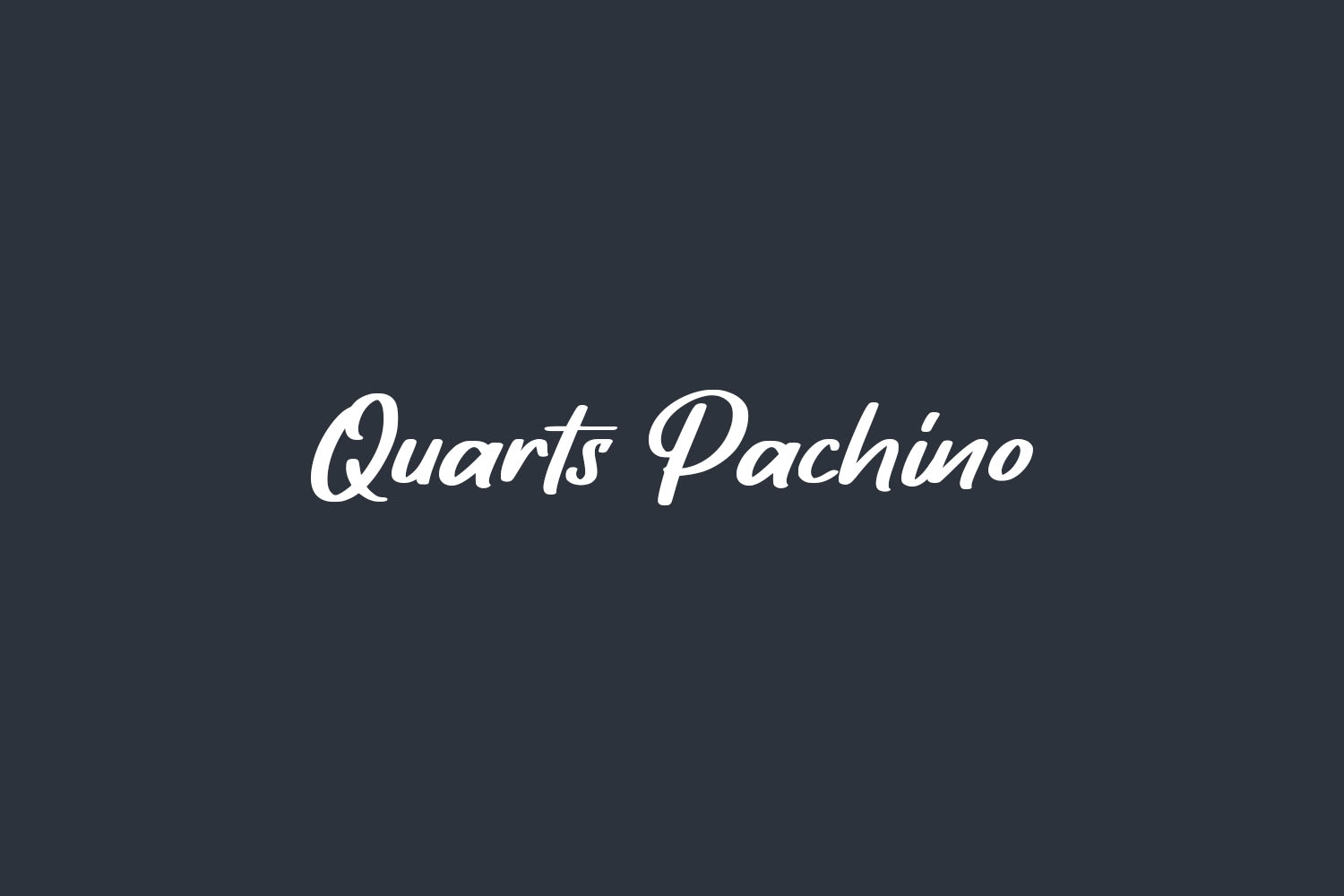 Quarts Pachino Free Font