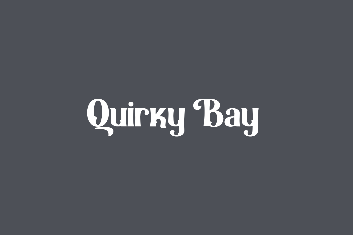 Quirky Bay Free Font