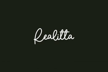 Realitta Free Font