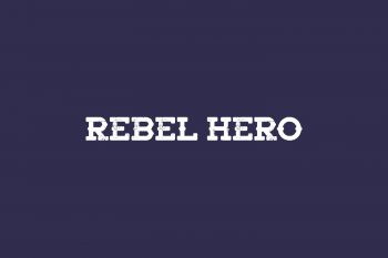 Rebel Hero Free Font