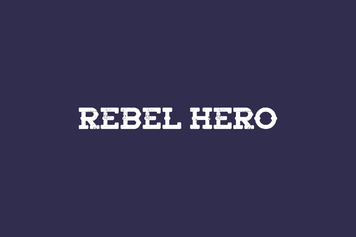 Rebel Hero Free Font