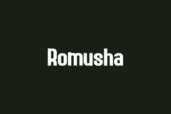 Romusha Free Font