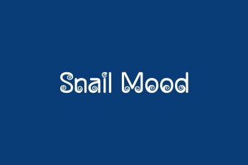 Snail Mood Free Font