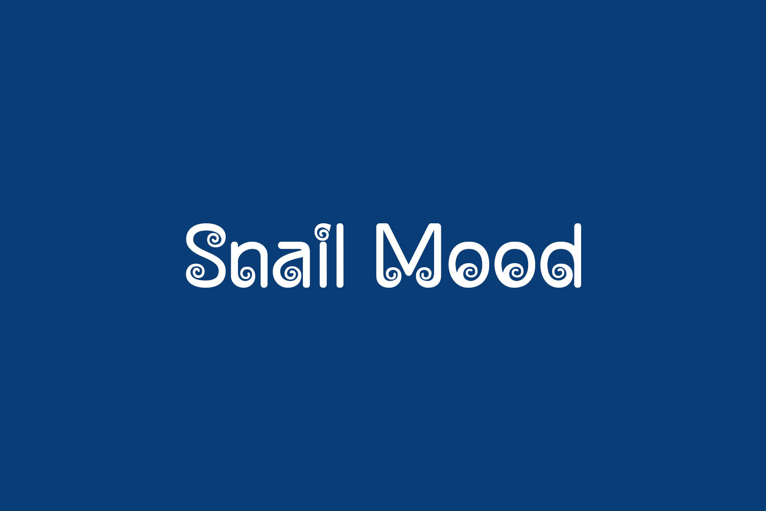 Snail Mood Free Font