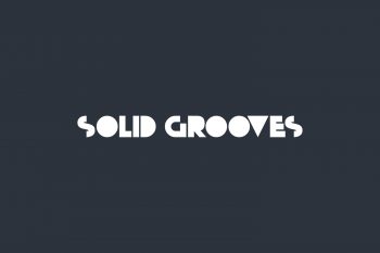 Solid Grooves Free Font